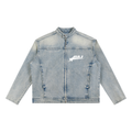 BAJ Vintage Zip Denim Jacket