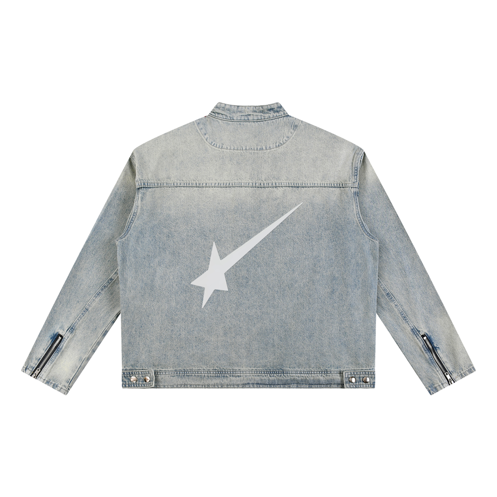BAJ Vintage Zip Denim Jacket