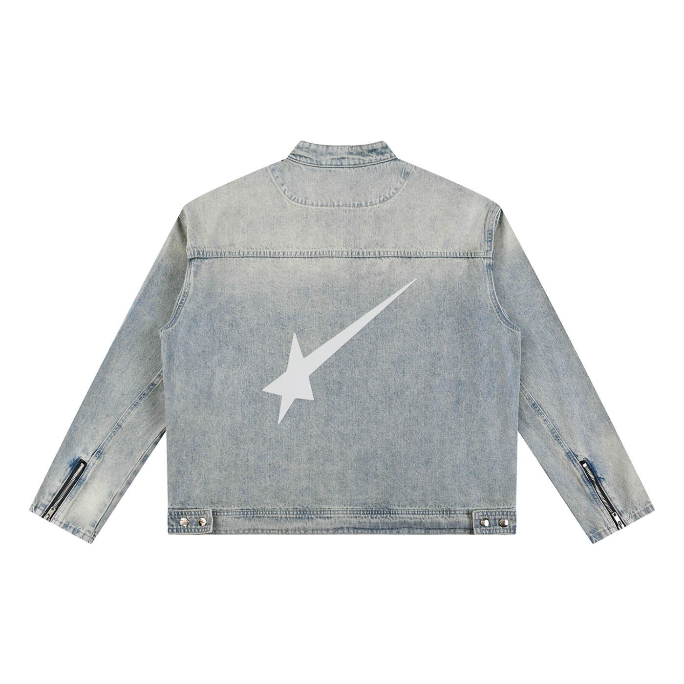 BAJ Vintage Zip Denim Jacket