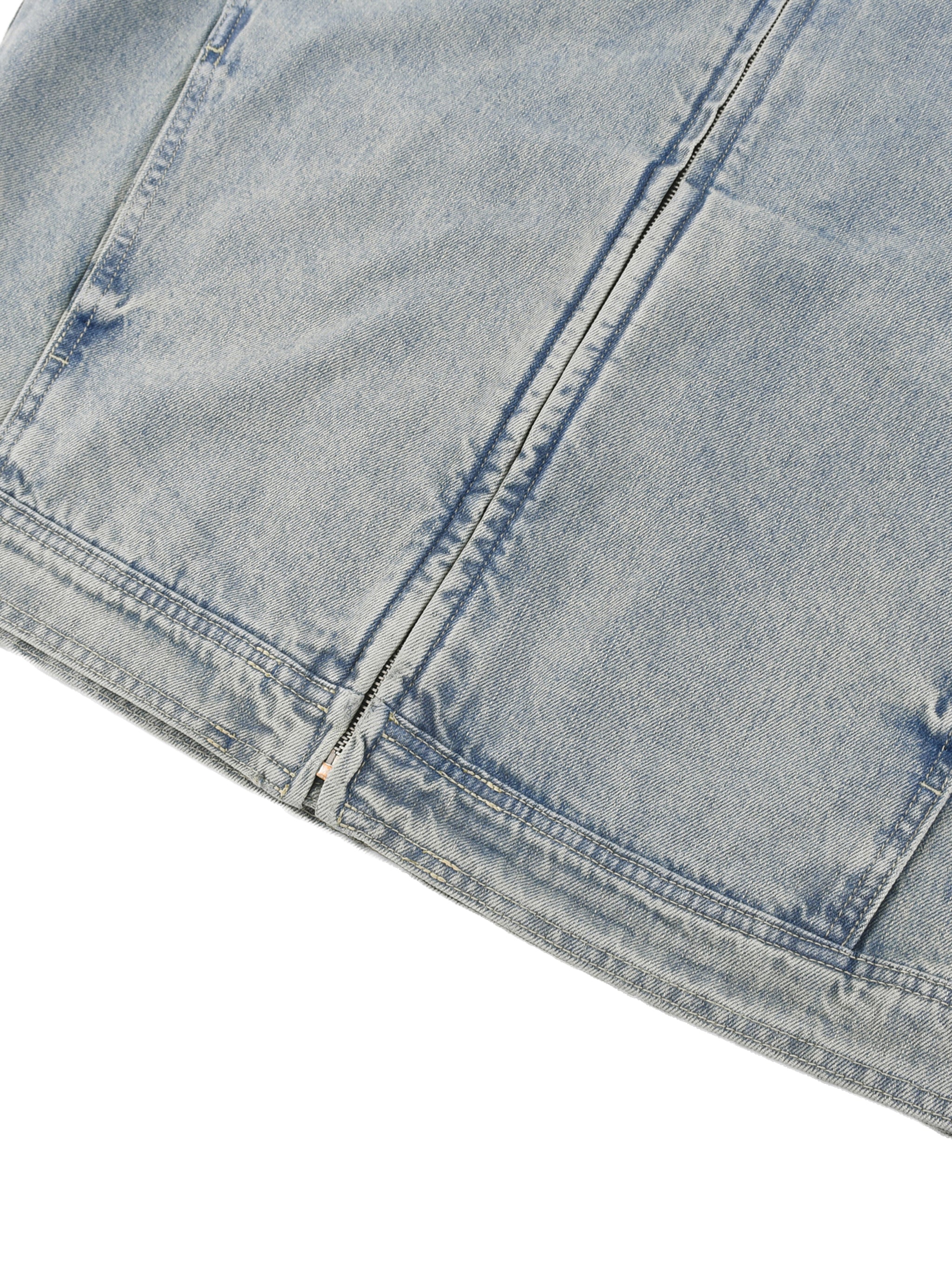 BAJ Vintage Zip Denim Jacket